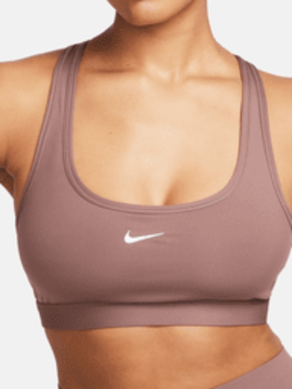 Nike Swoosh Light Support Dri-Fit Sports Bra-Small